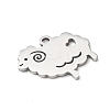 Animal Theme 304 Stainless Steel Pendants STAS-D213-02A-P-2