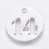 Non-Tarnish 304 Stainless Steel Pendants STAS-F233-14-P-1