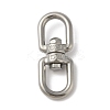 Non-Tarnish 304 Stainless Steel 8 Shape Swivel Clasps STAS-S127-03P-03-1