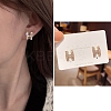 Alloy Rhinestone Earrings for Women WG29476-102-1