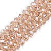 Electroplate Glass Beads Strands X-EGLA-A044-T8mm-A20-1