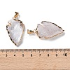 Raw Rough Natural Quartz Crystal Pendants G-T073-23G-03-3