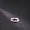 Natural Shoushan Stone Stretchy Finger Rings FS-WG01730-45-1