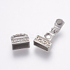 304 Stainless Steel Fold Over Magnetic Clasps STAS-L189-24P-3