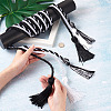 6Pcs 3 Style Polyester Tassel Big Pendant Decorations FIND-TA0001-51-5