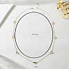 Iron Micro Pave Clear Cubic Zirconia Heart Link Chian Long Necklaces for Women CK7864-2
