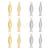 Unicraftale 16Pcs 2 Colors 304 Stainless Steel Pendant STAS-UN0023-64-1