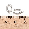 SHEGRACE Brass Spring Gate Rings XGR0096P-129P-2