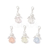 Heart Angel Acrylic Pendant Decorations HJEW-JM03655-03-2