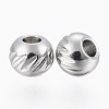Tarnish Resistant 304 Stainless Steel Beads STAS-G154-36-4mm-2