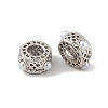 Rack Plating Alloy European Beads FIND-C055-08P-2