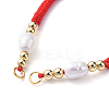 Braided Nylon Cord for DIY Bracelet Making AJEW-JB00540-03-2