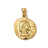 304 Stainless Steel Pendants STAS-B094-01C-G-1