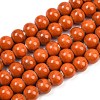 Handmade Fancy Antique Glazed Porcelain Ceramic Round Beads Strands PORC-L019-13mm-03-1