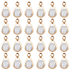 100Pcs Alloy Rhinestone Faceted Teardrop Charms FIND-SC0013-99-1