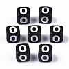 Opaque Acrylic Beads SACR-N002-01O-2