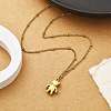 Ion Plating(IP) 304 Stainless Steel Pendant Necklace NJEW-K255-22G-3