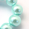 Baking Paint Pearlized Glass Pearl Round Bead Strands HY-Q003-6mm-45-3