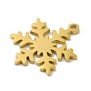 5Pcs Christmas 201 Stainless Steel Pendants LS-STAS-Z068-01G-02-2