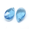 Faceted Glass Pendants GLAA-F069-L-A13-2