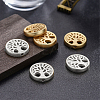 20Pcs 2 Colors Alloy Beads TIBEB-SC0001-14-5
