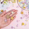 50Pcs 5 Colors Opaque Resin Pendants RESI-SC0036-55-3