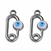 304 Stainless Steel Enamel Pendants STAS-N087-52-02P-2