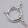 925 Sterling Silver Large Spring Rings Clasps STER-A007-13B-3