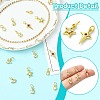 16Pcs 8 Style Brass Micro Pave Cubic Zirconia Charms ZIRC-CJ0003-33-3