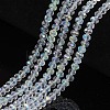 Electroplate Glass Beads Strands EGLA-A034-T3mm-L19-1