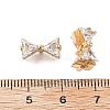 Brass Micro Pave Cubic Zirconia Beads KK-A259-05G-3