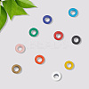 200 Sets 10 Colors Iron Grommet Eyelet Findings SCRA-GF0001-10B-06-7