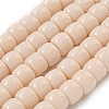 Opaque Glass Beads Strands X-GLAA-NH0002-B03-1