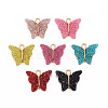 Resin Pendants PALLOY-T081-01-RS-1