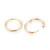 304 Stainless Steel Hoop Earrings EJEW-T048-24D-G-3