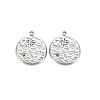 304 Stainless Steel Pendants STAS-N097-181P-1