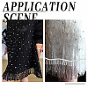 2.5 Yards Acrylic Beads Fringe Tassel Lace Trim Ribbon OCOR-HY0002-36-5