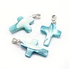 Shell Pendants LS-SSHEL-E565-B-02P-2