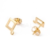 201 Stainless Steel Stud Earring Findings EJEW-A071-21G-2