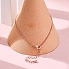 Adjustable Rack Plating Brass Curb Chain Bracelets for Women BJEW-G735-18RG-2