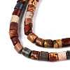 Natural Polychrome Jasper/Picasso Stone/Picasso Jasper Beads Strands G-T141-87B-3