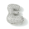 Rack Plating Brass Cubic Zirconia Pendants KK-S378-02P-E-1