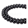 Natural Obsidian Beads Strands G-PH0028-8mm-14-8