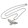 201 Stainless Steel Pendant Necklaces LS-NJEW-C066-18P-2