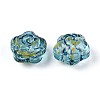 Picasso Transparent Glass Beads SEED-N012-03C-2