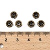 Brass Rhinestone Spacer Beads RB-A014-Z6mm-01AB-NF-2