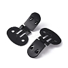 Iron Flat Blank Shoe Clips IFIN-WH0072-01A-EB-2
