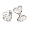 304 Stainless Steel Clear Cubic Zirconia Hoop Earrings for Women EJEW-Z076-02P-05-2