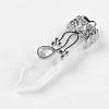 Natural Quartz Crystal Big Pendants G-G718-A15-2