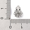 Brass Pendants With Clear Cubic Zirconia KK-S403-01P-3